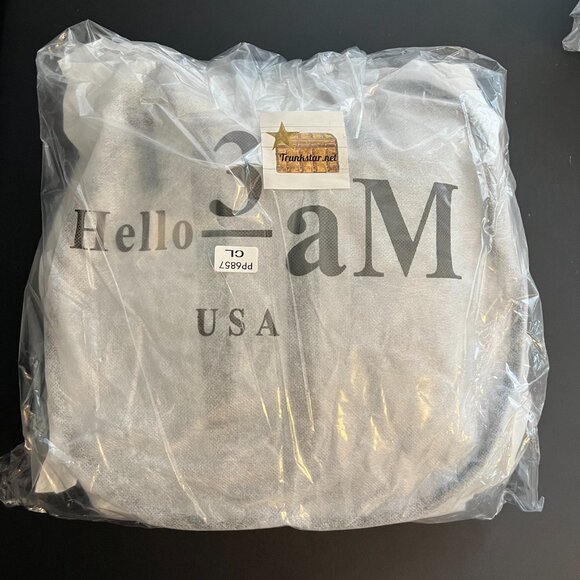 Clear Event Approved Round Shoulder Tote Bag- W/ Black Accents & Pocket - NWT - Picture 8 of 8